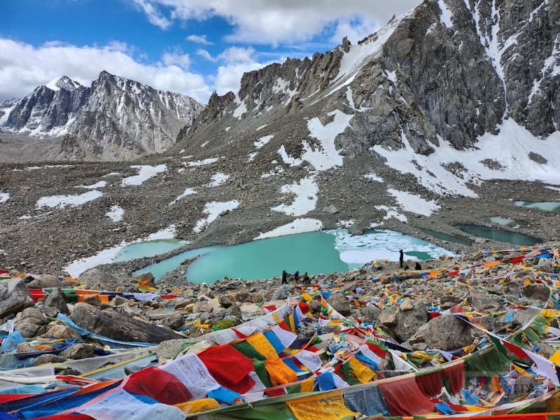 Mount Kailash Parikrama route near Gauri Kunda
